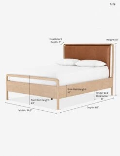 Tierney Leather Bed -Home Furni Shop 108480 003 prm 1 king