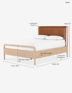 Tierney Leather Bed -Home Furni Shop 108480 003 prm 1 queen