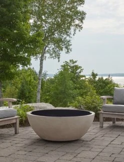 Benno Fire Bowl Lid -Home Furni Shop 137 BK Eldora Round 42 Metal Lid Lifestyle