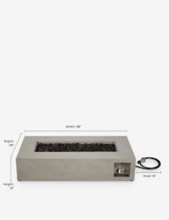 Magnus Fire Table -Home Furni Shop 1590LP FLNT DIMS