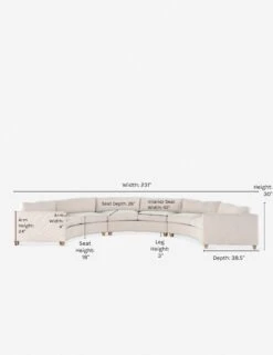 Graciella Sectional Sofa -Home Furni Shop 227685 001 frt 1 1