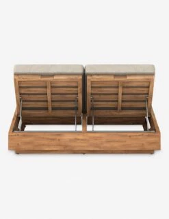 Minnette Indoor / Outdoor Double Chaise -Home Furni Shop 227877 004 BCK 1