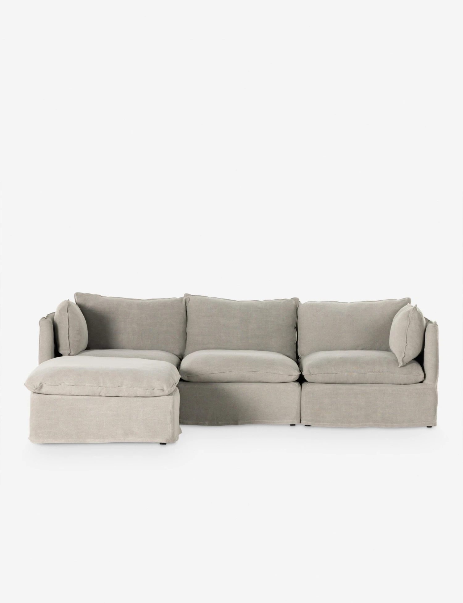 Costello Slipcover Sofa With Ottoman 8 Costello Slipcover Sofa With Ottoman - Image 8