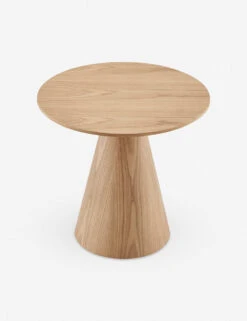 Barra Round Side Table 12 Barra Round Side Table -Home Furni Shop 38886OAK KIT 02