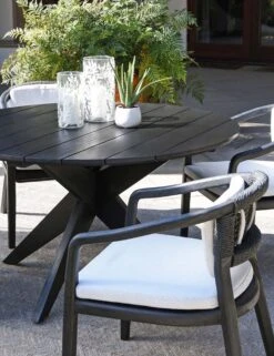 Rosetta Indoor / Outdoor Round Dining Table -Home Furni Shop 51005875 3 LIFESTYLE