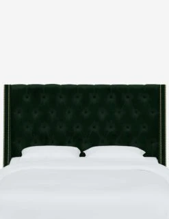 Admina Headboard -Home Furni Shop AdminaHeadboard EmeraldVelvet 120NB GDMHRVLVEMR 1