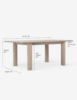 Arc Dining Table By Sun At Six -Home Furni Shop Arc629 110739 Nude 02 DIMS