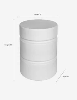 Marke Indoor / Outdoor Round Side Table -Home Furni Shop BQ 1058 18 70