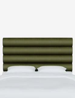 Bailee Headboard -Home Furni Shop BaileeHeadboard PineVelvet CHB0150MJSPN 1