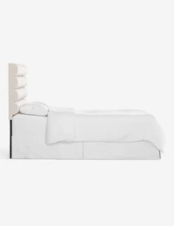 Bailee Headboard -Home Furni Shop BaileeHeadboard SnowVelvet CHB0150TTNSNW 2