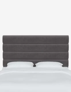 Bailee Headboard -Home Furni Shop BaileeHeadboard SteelVelvet CHB0150TTNSTL 1