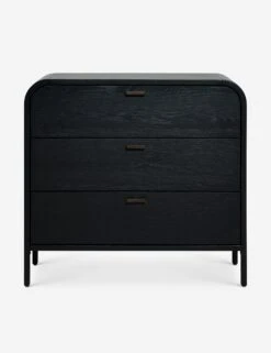 Brooke 3-Drawer Dresser -Home Furni Shop Brooke3 DrawerDresser Black A0654295 476