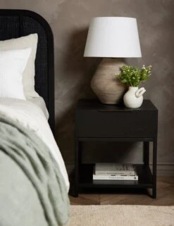 Dana Nightstand -Home Furni Shop BrookeBed Black Queen A0654291 3659 1