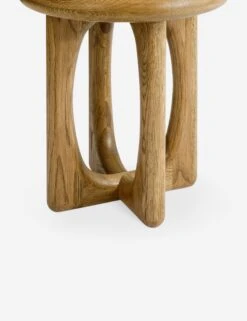 Hesh Round Side Table -Home Furni Shop CH 1002300 VN14 FN LV ST NT OS DETAIL02 Product