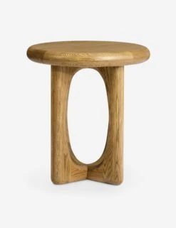 Hesh Round Side Table -Home Furni Shop CH 1002300 VN14 FN LV ST NT OS FRONT01 Product