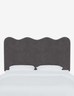 Clementine Headboard 32 Clementine Headboard -Home Furni Shop ClementineHeadboard SteelVelvet 1431FTTNSTL 1