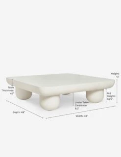 Clouded Square Coffee Table By Sarah Sherman Samuel -Home Furni Shop CloudedCoffeeTable 3641