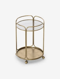 Nathalie Round Bar Cart -Home Furni Shop DIN00237 2