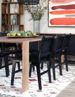 Gallagher Leather Dining Chair 18 Gallagher Leather Dining Chair -Home Furni Shop DOV6371 DOV25003BK