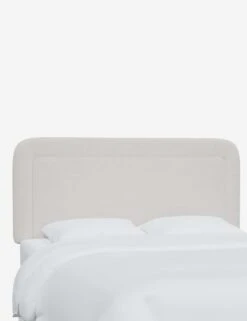 Gwendolyn Headboard -Home Furni Shop GwendolynHeadboard SnowVelvet 1451FTTNSNW
