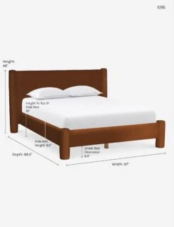 Hyvaa Bed By Sarah Sherman Samuel -Home Furni Shop HyvaaBed Cognac 3609 king