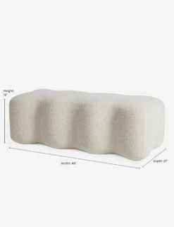 June Bench By Eny Lee Parker -Home Furni Shop JuneBenchbyEnyLeeParker Ivory A0655308 2540 1