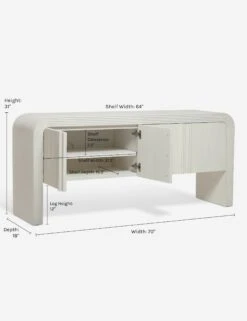 Merrit Sideboard By Sarah Sherman Samuel -Home Furni Shop MerritSideboard Ivory 3449 1