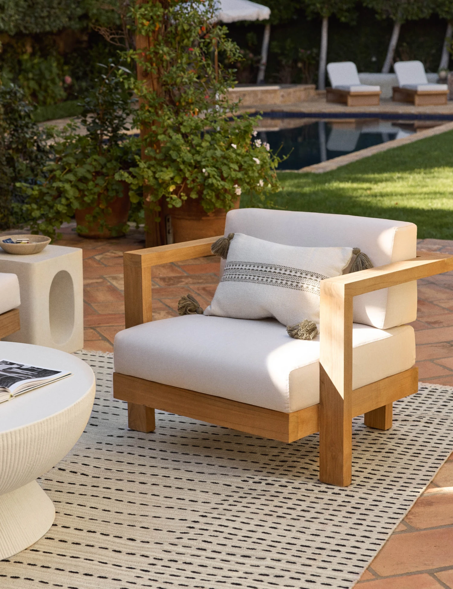 Landry Indoor / Outdoor Accent Chair 2 Landry Indoor / Outdoor Accent Chair - Image 2