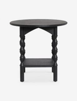Topia Round Side Table By Ginny Macdonald -Home Furni Shop TopiaRoundSideTablebyGinnyMacdonald Black A0656511