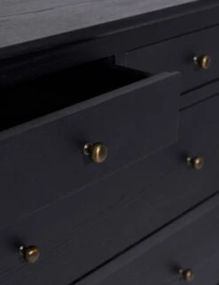 Topia 6-Drawer Dresser By Ginny Macdonald -Home Furni Shop TopiaTallDresser Black16798