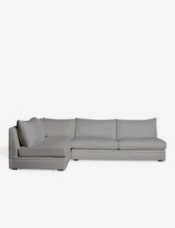 Winona Armless Sectional Sofa -Home Furni Shop WinonaArmless3PieceChaiseSectionalLAF KleinSilver 12857 SITECROP