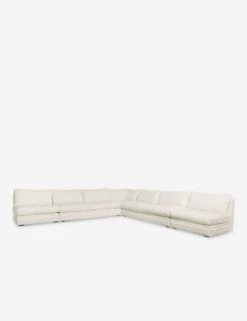 Winona Armless Corner Sectional Sofa -Home Furni Shop WinonaArmless5PieceCornerSectional KleinIvory 12845 SITECROP