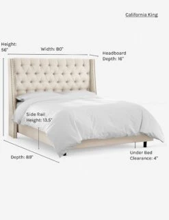 Admina Bed 38 Admina Bed -Home Furni Shop admina bed talc cal king