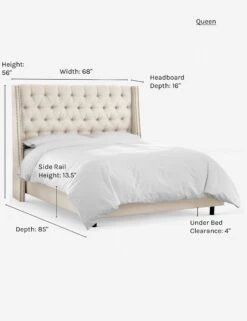 Admina Bed 36 Admina Bed -Home Furni Shop admina bed talc queen