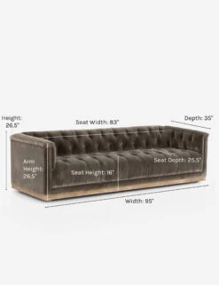 Afia Sofa, Sapphire Birch -Home Furni Shop afia sofa birch