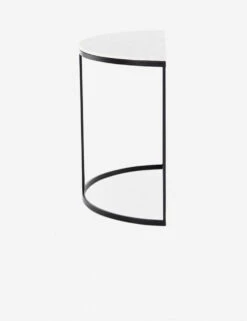 Amorica Demilune Console Table 6 Amorica Demilune Console Table -Home Furni Shop amorica demilune console white marble 5 1