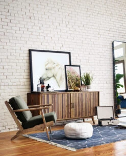 Austin Accent Chair -Home Furni Shop austin lounge chair stonewash dark green 1