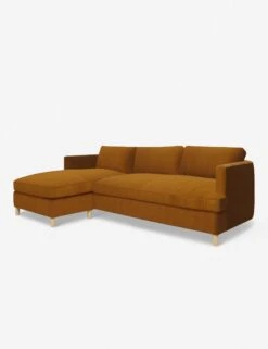 Belmont Sectional Sofa By Ginny Macdonald -Home Furni Shop belmont sectional velvet cognac 7 laf b3b339d7 9a89 4b1e 8acb 557a01049145
