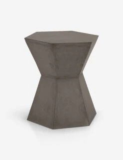Kai Indoor/Outdoor Side Table -Home Furni Shop bento accent table slate grey concrete dark 1 02