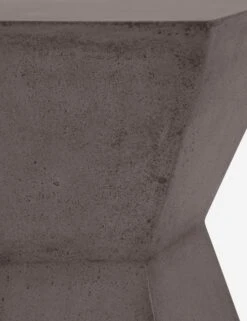 Kai Indoor/Outdoor Side Table -Home Furni Shop bento accent table slate grey concrete dark 2 02