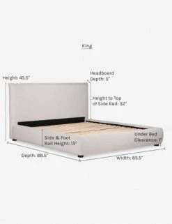 Cambria Platform Bed -Home Furni Shop cambria king dims