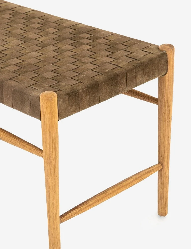 Tess Leather Bench 5 Tess Leather Bench - Image 5