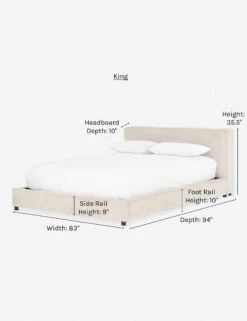Clario Bed 15 Clario Bed -Home Furni Shop clario bed king