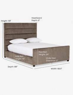 Delicia Platform Bed -Home Furni Shop delicia platform bed sage velvet