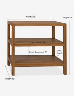 Emmeline Nightstand -Home Furni Shop emmeline gold teak