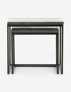 Ginette Nesting Side Tables -Home Furni Shop ginette nesting end tables gray 1564991625 1