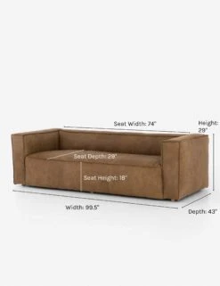 Graham Leather Sofa -Home Furni Shop graham leather sofa