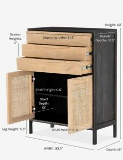 Hannah Dresser 37 Hannah Dresser -Home Furni Shop hannah dresser black