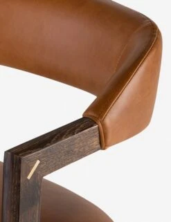 Sandia Leather Bar Stool, Natural -Home Furni Shop hgsr741 d1
