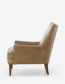 Ilona Leather Accent Chair -Home Furni Shop ilona chair taupe leather 3 1564991625 1 c185b44c bbfe 4dea 9699 b2ddbf6d669a